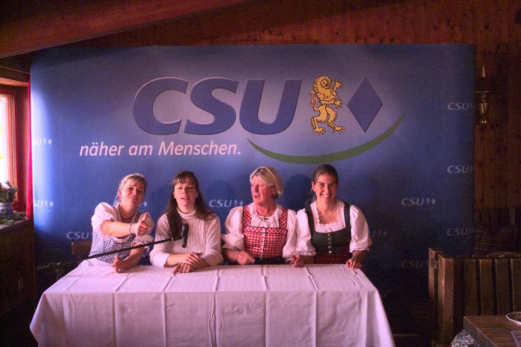 Wahlkampfveranstaltung der CSU