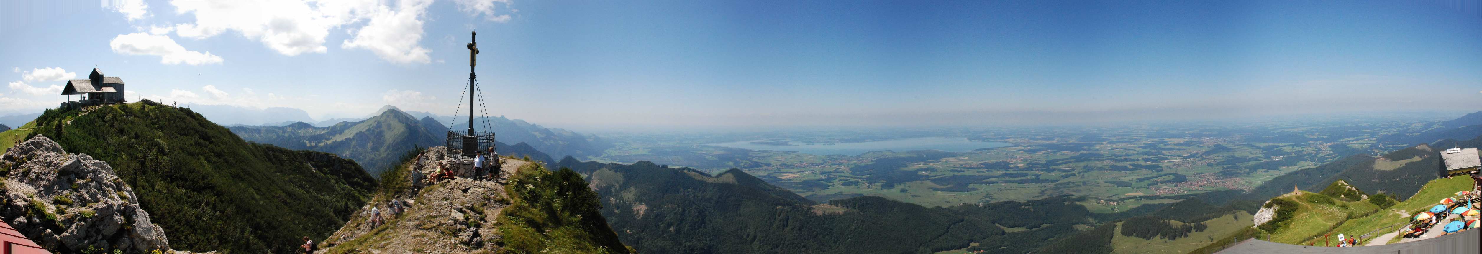 Panorama ber Norden mit Chiemsee